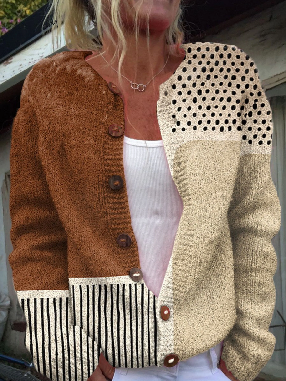 Eloise | Patchwork Cardigan